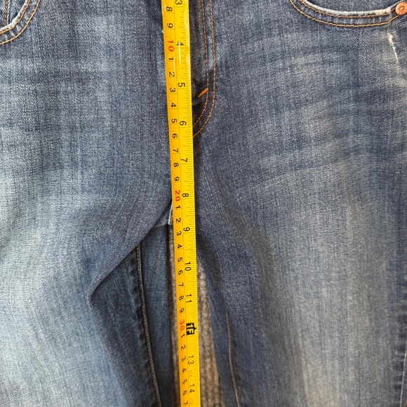 Levi's‎ 515 Bootcut Jeans Women 6M Dark Wash Mid Rise Embellished Pockets Denim - Picture 6 of 7